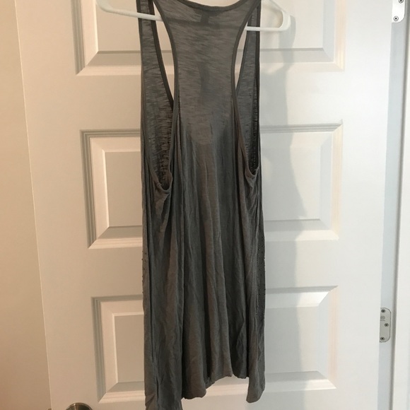 Banana Republic studded gray tank. NWT - womens size L. - Picture 2 of 13